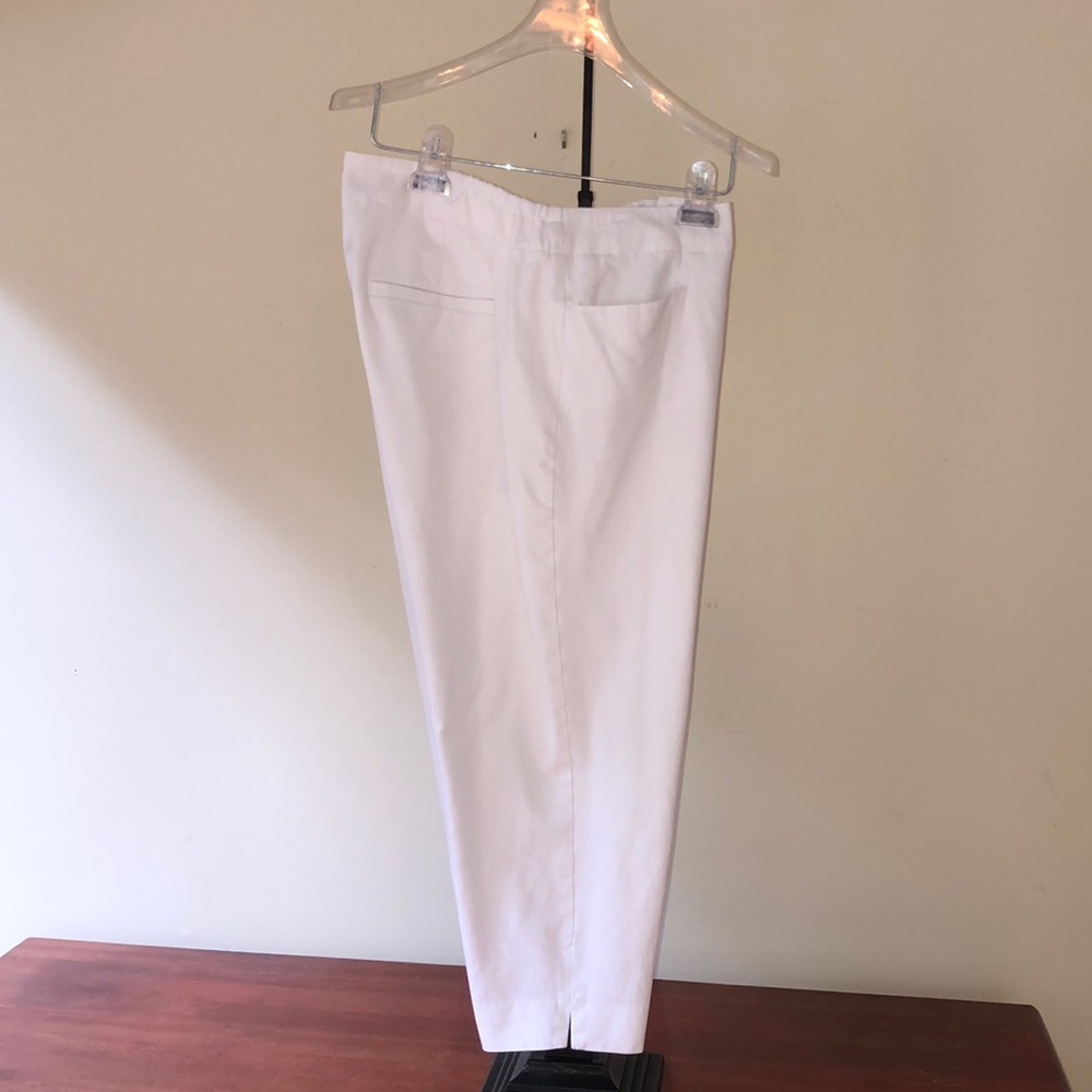 Talbots white Capri pants size 16W